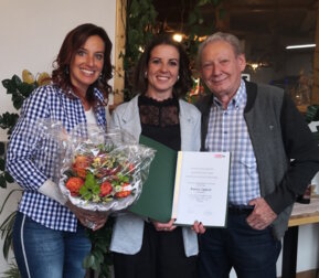 Jubiläum der Mitarbeiterin Bianca